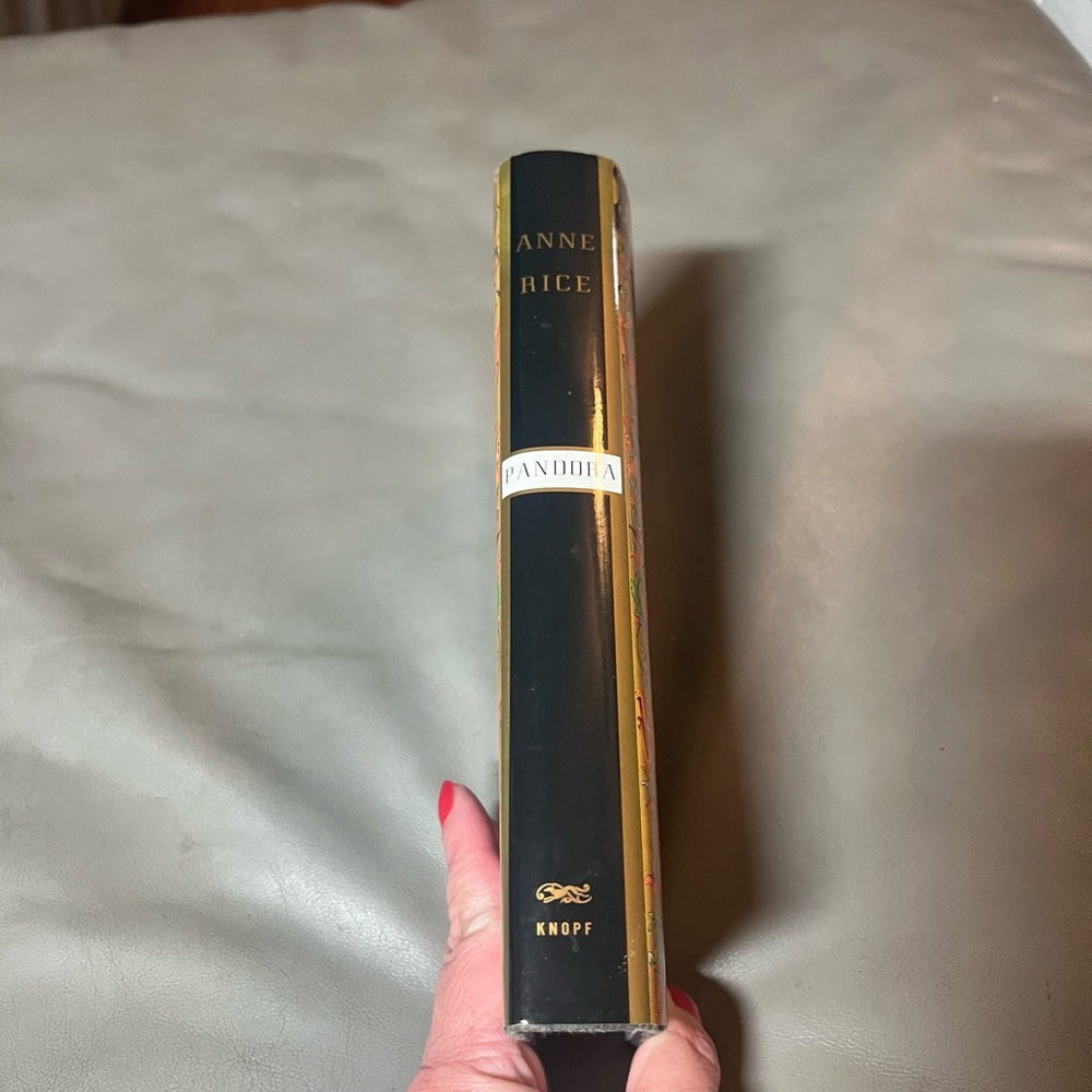 Anne Rice 'Pandora' Book 1998 First Edition - Picture 6 of 9